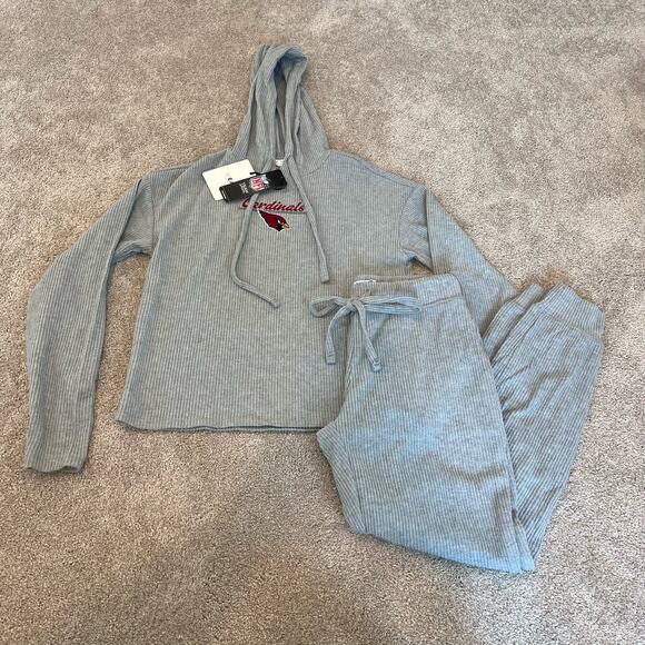 NWT Wear by Erin Andrews NFL Cardinals 2‎ Piece Sweat Set Light Blue Size XS - Picture 1 of 9